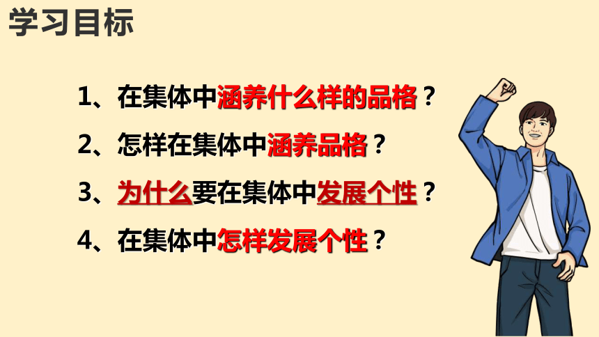 （核心素养目标）6.2 集体生活成就我 课件（共20张PPT）