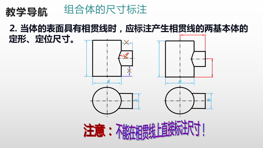 5.3 组合体的投影-组合体的尺寸标注 课件(共14张PPT)《土木工程识图（房屋建筑类）》同步教学（高教版）