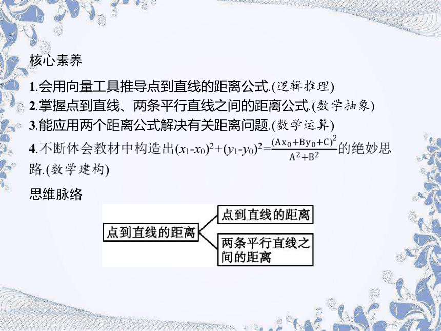 人教B版（2019）高中数学选择性必修第一册 2.2.4　点到直线的距离（共26张PPT）