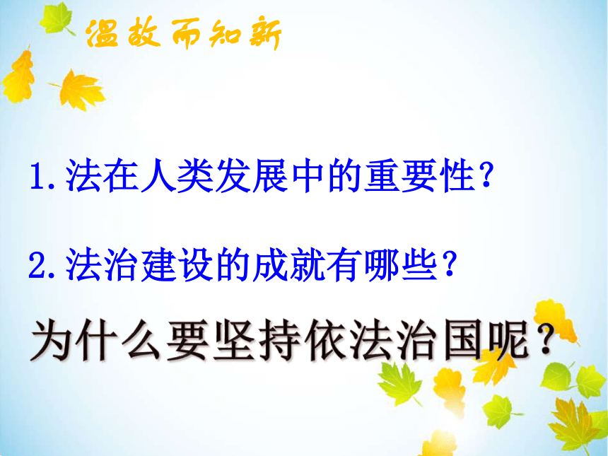 高中政治统编版必修3政治与法治7.2 全面依法治国的总目标与原则课件(共18张PPT)