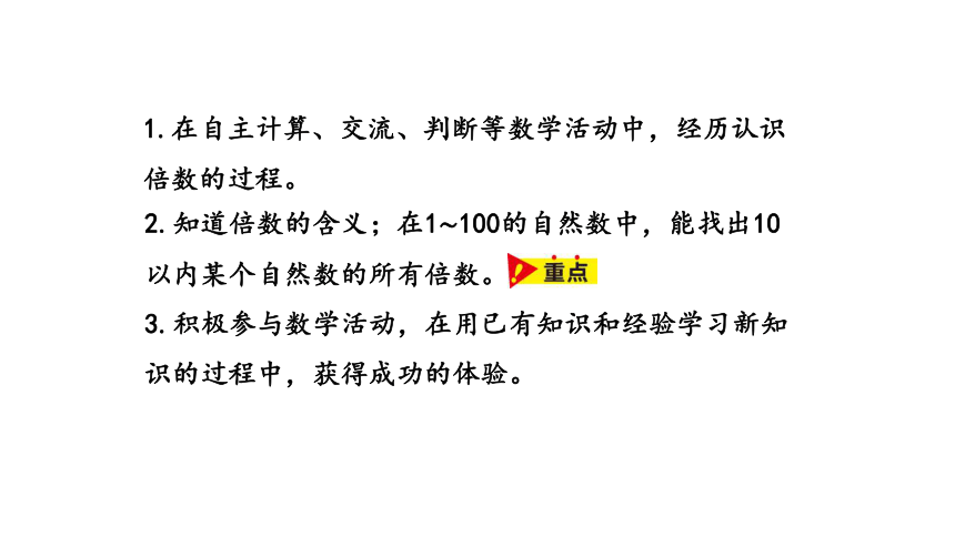 冀教版数学四年级上册第5单元倍数和因数认识倍数课件（25张PPT)