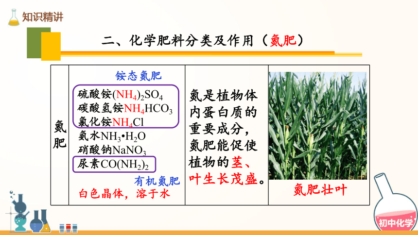 第十一单元 盐 化肥 课题2 化学肥料课件 （共25张PPT）