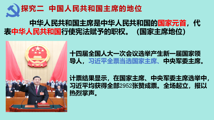 6.2 中华人民共和国主席 课件（25张PPT）