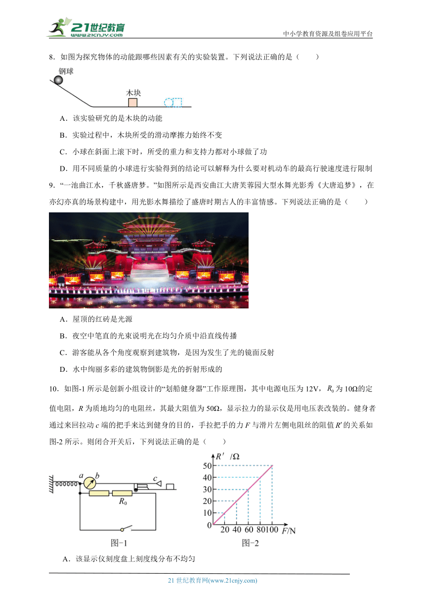 2024年江苏省盐城市中考物理二模试题（有解析）