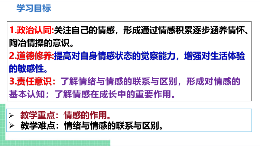 （核心素养目标）5.1 我们的情感世界 课件（共24张PPT） 统编版道德与法治七年级下册