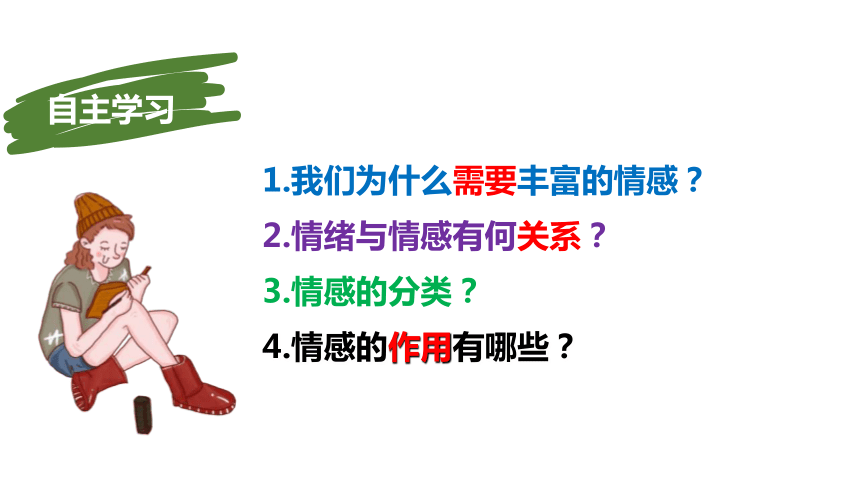 （核心素养目标）5.1我们的情感世界 课件（共29张PPT）