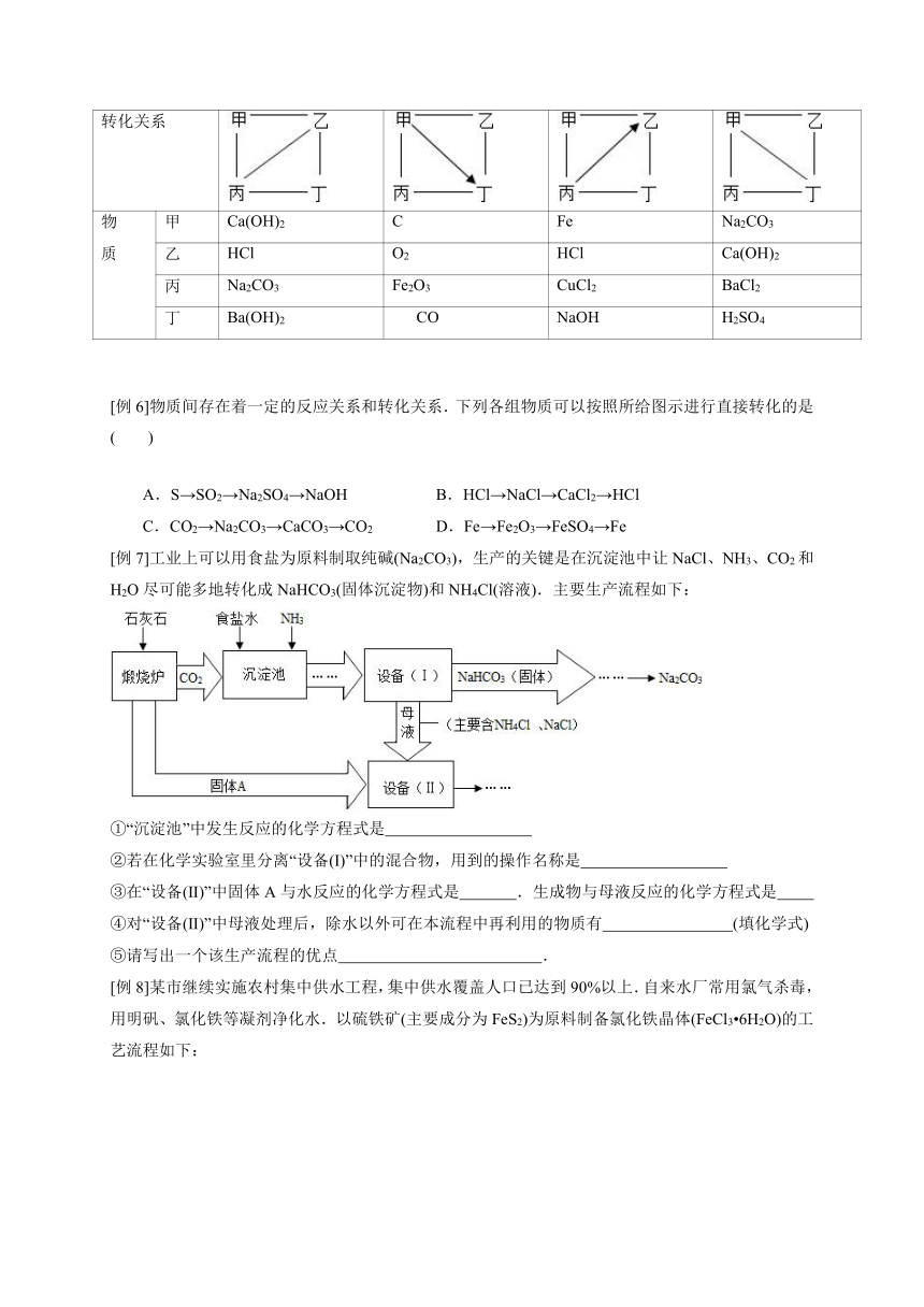 浙教版科学八升九暑假同步提高专题讲义（机构用）第5讲  物质的转化（二）（含答案）