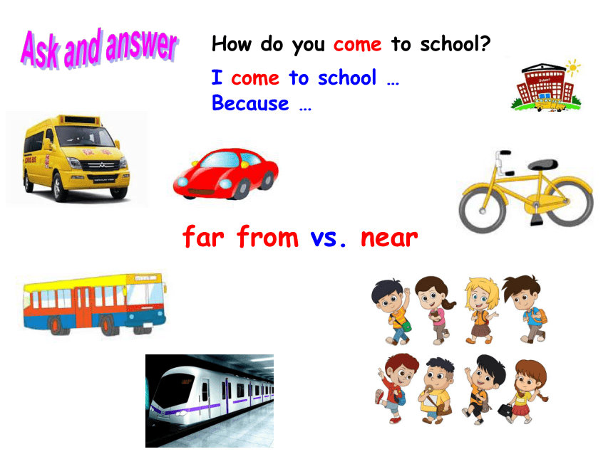 Module 1 Unit 2 Going to school Period 2 课件（共19张PPT）