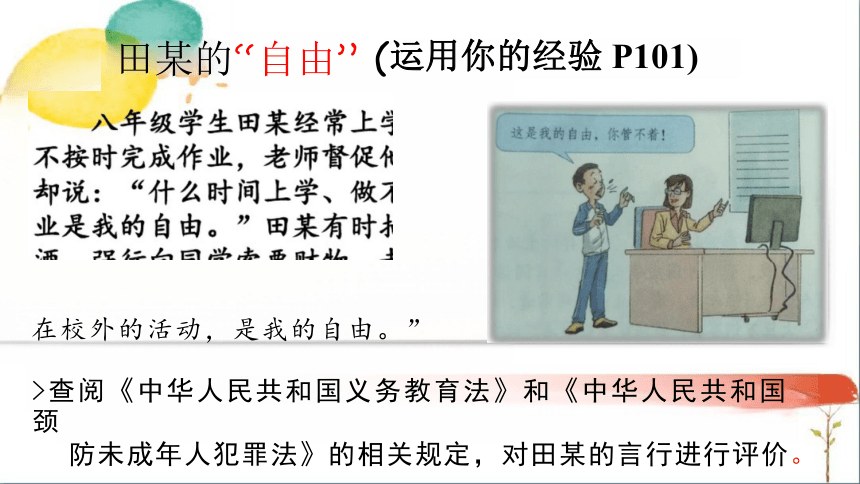 7.2 自由平等的追求 课件(共24张PPT)-2023-2024学年统编版道德与法治八年级下册