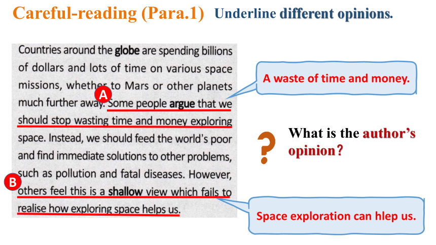 人教版（2019）必修第三册Unit 4 Space Exploration Reading for Writing 课件(共34张PPT)