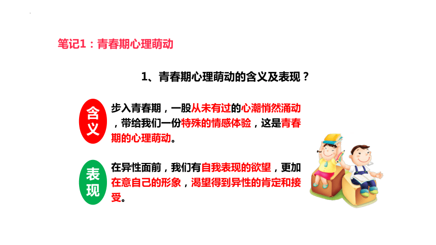 （核心素养目标）2.2 青春萌动 课件(共22张PPT)+内嵌视频-2023-2024学年统编版道德与法治七年级下册