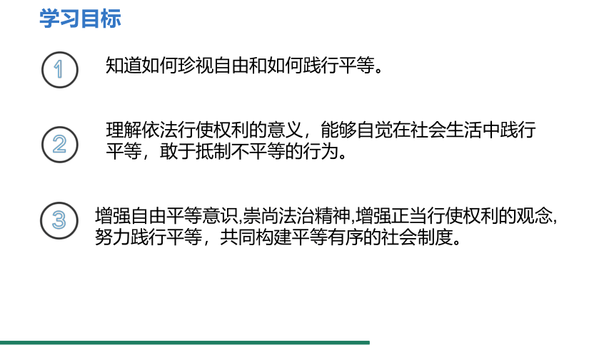 7.2 自由平等的追求 课件（共17张PPT）+内嵌视频- 统编版道德与法治八年级下册