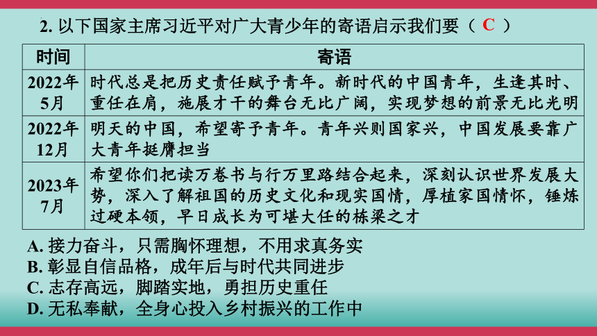 2024年中考道德与法治大课标专题突破九练模拟试课件（38张PPT）（三）