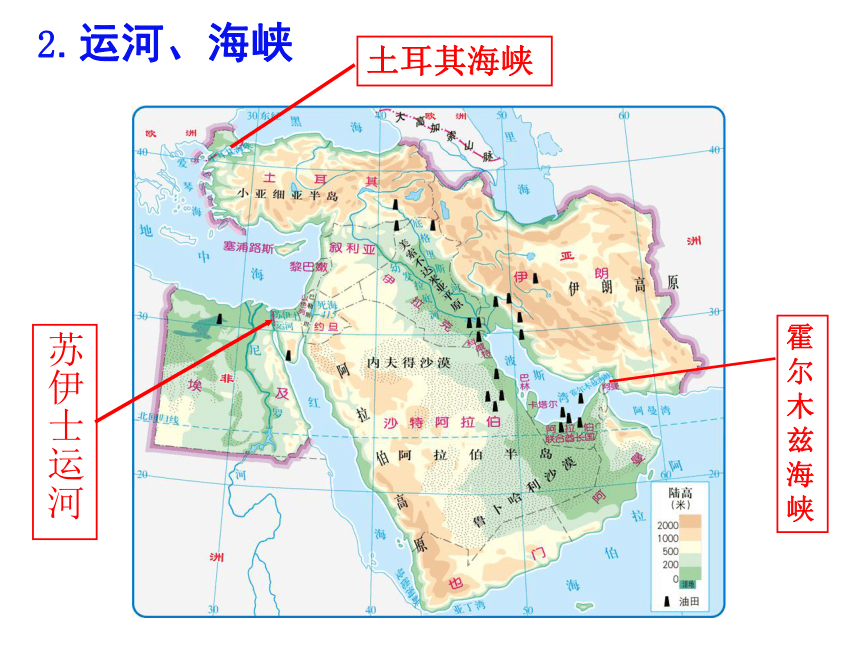 中图版八年级下册地理 6.2中东（ 26张PPT课件）