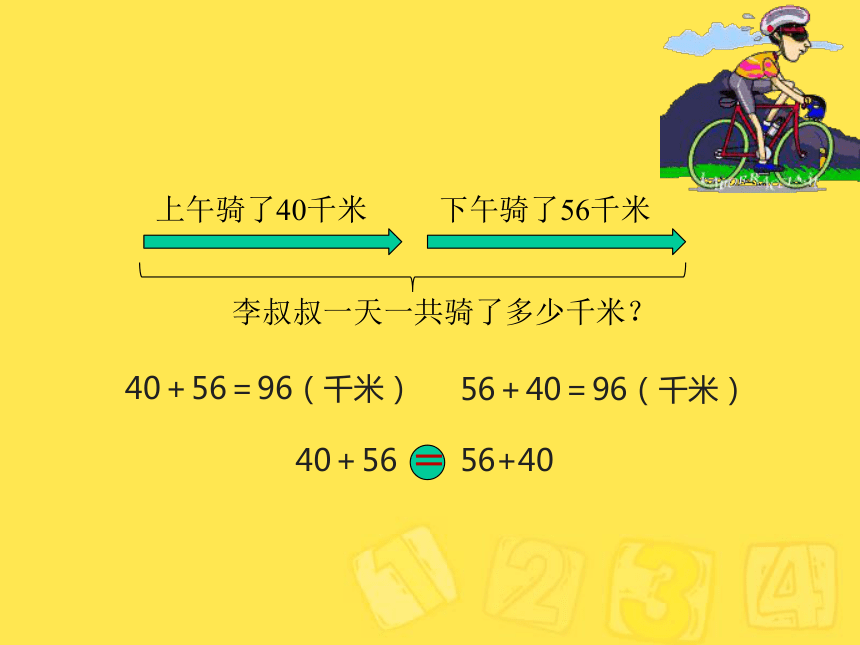 北京版四上小学数学 3.1 加法运算定律   课件  (共14张PPT)
