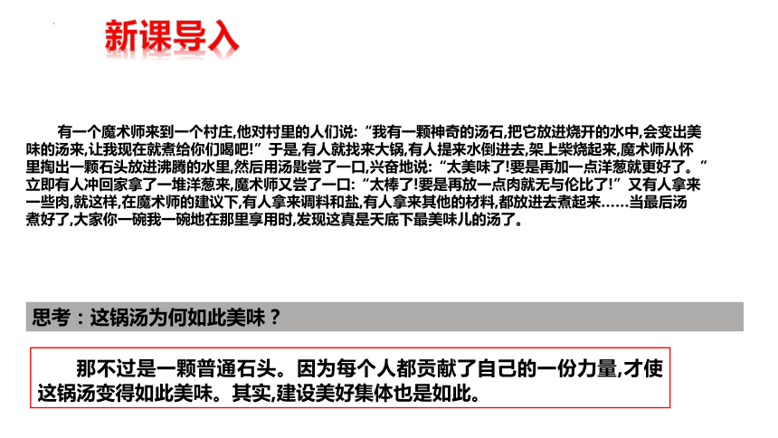 【核心素养目标】8.2 我与集体共成长 课件(共23张PPT)-2023-2024学年统编版道德与法治七年级下册