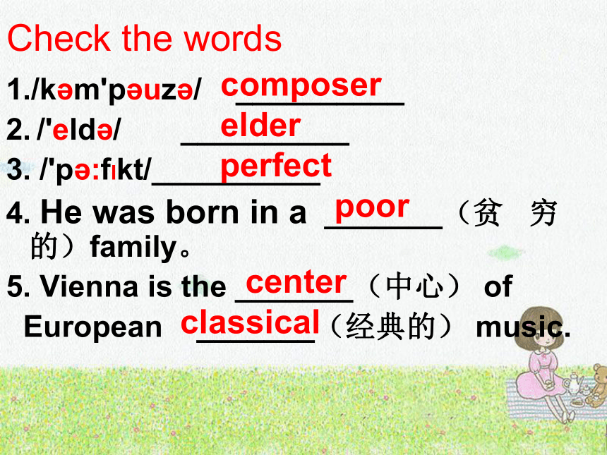 外研版七下英语 Module 12 Western music Unit 2 Vienna is the centre of European classical music.课件（38张ppt）