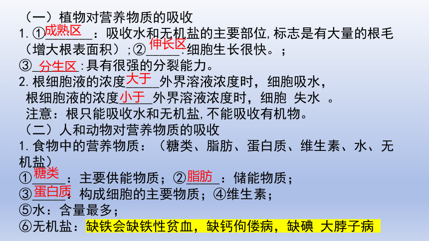 2024年江苏省徐州中考生物总复习知识点课件(共111张PPT)
