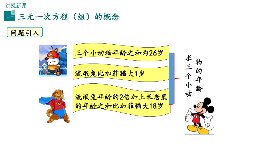 人教版数学七年级下册8.4 三元一次方程组的解法课件（共19张PPT）