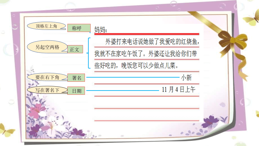 统编版二年级上册语文-语文园地四 学写留言条  课件(20张)