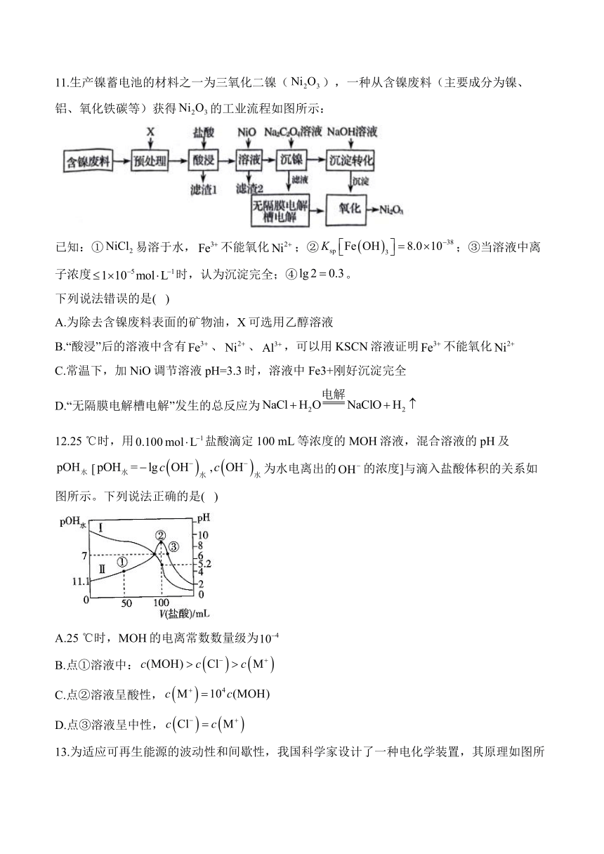 2024届高考化学挑战模拟卷【贵州卷】（含解析）