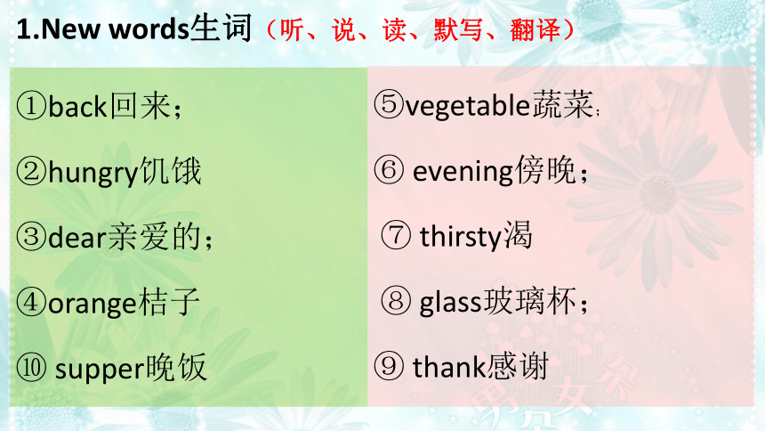 Unit 2 What's for breakfast? Lesson 7 复习课件 （共24张PPT）