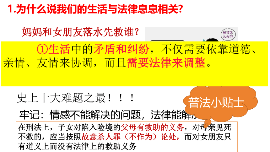 9.1 生活需要法律课件（27张PPT）+ 内嵌视频