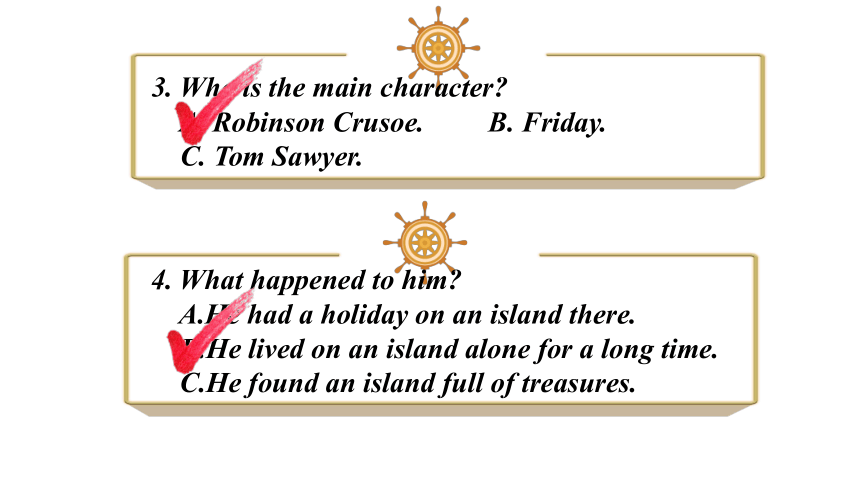 Unit 8 Have you read Treasure Island yet?  Section A 3a-3c课件(共22张PPT) 人教新目标(Go for it)版八年级下册