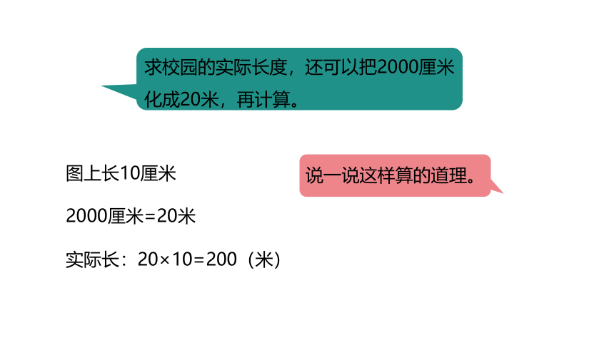 冀教版数学六年级上册第6单元比例尺计算实际长度课件（20张PPT)