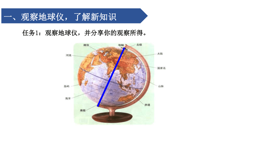 综合探究二 从地球仪上看世界 课件（共23张PPT）