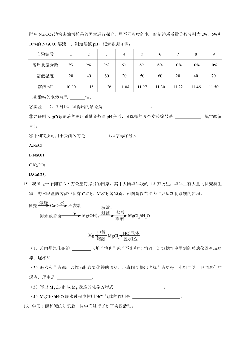 2024年安徽省初中化学总复习测试卷（含解析）