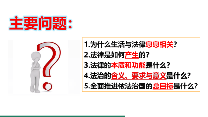 （核心素养目标）9.1 生活需要法律 课件（共22张PPT） 统编版道德与法治七年级下册