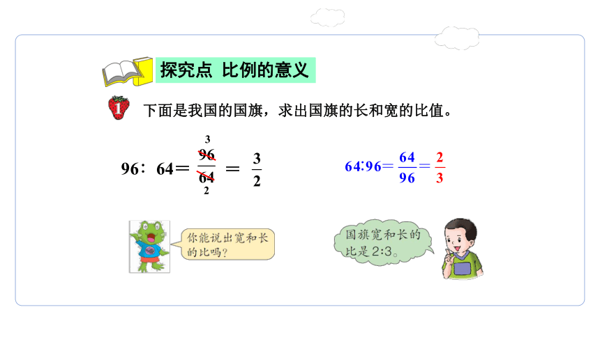 小学数学冀教版六年级上2.2.1 比和比例 第1课时 比例的意义  课件(共17张PPT)