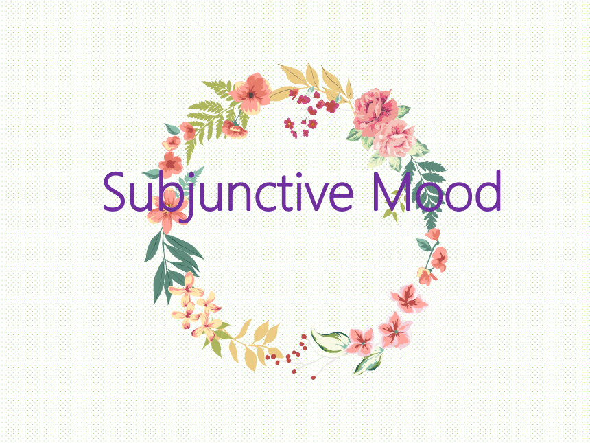 高考英语二轮专题复习：Subjunctive Mood 虚拟语气课件（33张PPT）