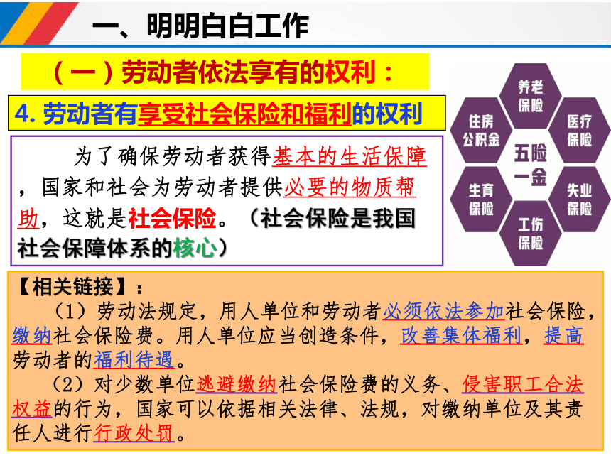 7.2心中有数上职场课件(共34张PPT)-2023-2024学年高中政治统编版选择性必修二法律与生活