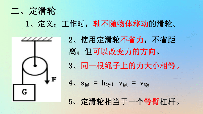 八年级物理全册第十章机械与人第二节滑轮及其应用课件（41张）