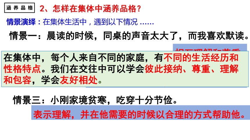 6.2 集体生活成就我 课件(共22张PPT)+内嵌视频-2023-2024学年统编版道德与法治七年级下册