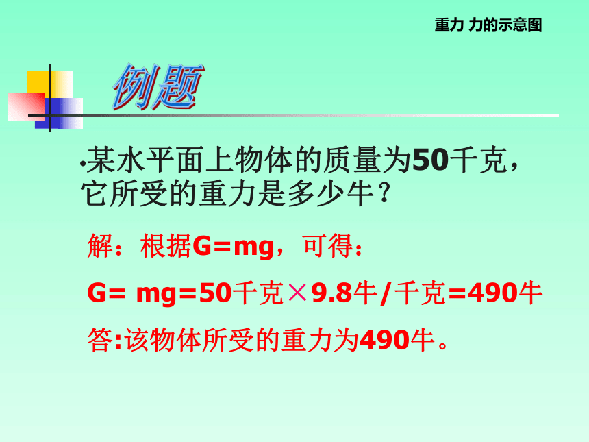 北师大版八年级下册物理7.3重力课件（共26张PPT）