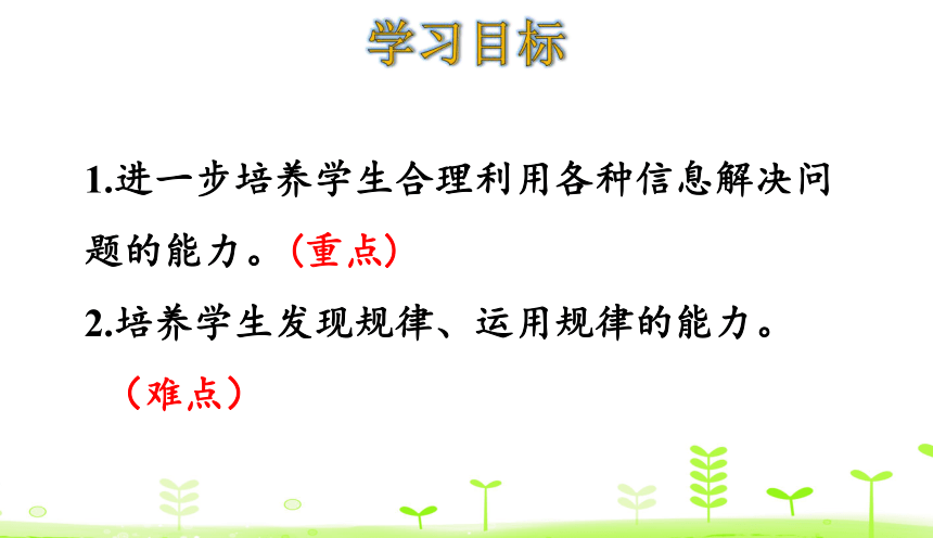 人教版数学一下 第8单元 总复习8.5 找规律及解决问题 课件（18张）