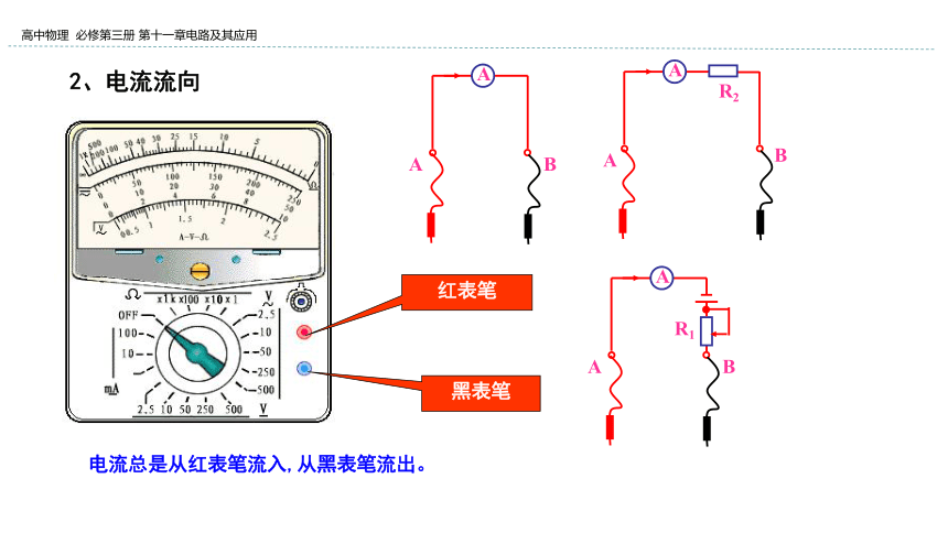 新教材物理必修第三册 11.5 实验：练习使用多用电表 课件（32张ppt）