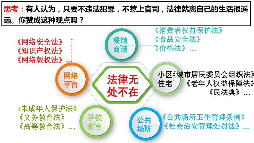 9.1 生活需要法律 课件(共19张PPT)+内嵌视频-2023-2024学年统编版道德与法治七年级下册