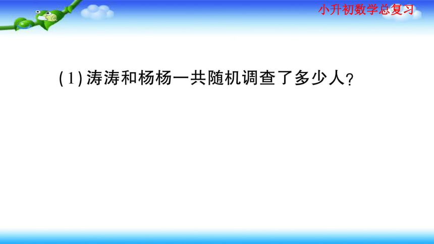 小升初数学总复习家庭同步作业课件 统计与概率（3课时）