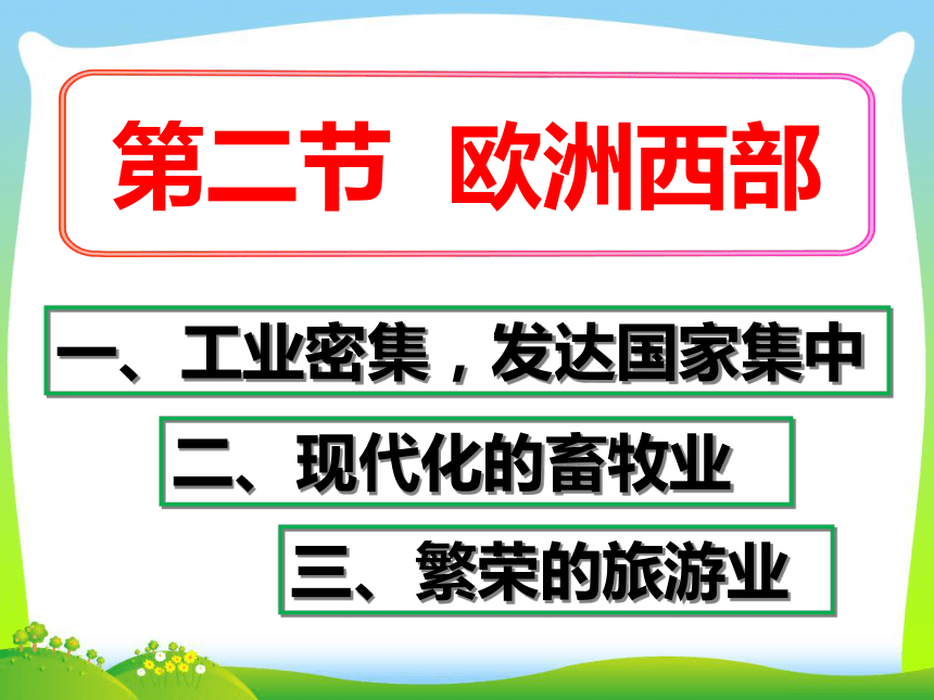 人教版地理七年级下册8.2 欧洲西部 课件(共31张PPT)