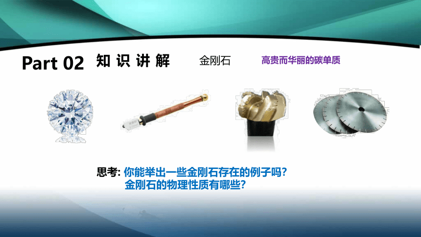 第六单元课题1金刚石、石墨和C60 -人教版初中化学九年级上册课件（共21张PPT)