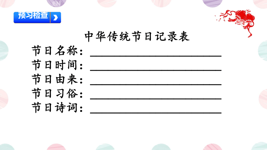 统编版语文三年级下册综合性学习：中华传统节日  课件(共19张PPT)