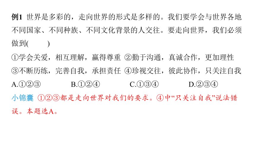 （核心素养目标）5.1 走向世界大舞台  学案课件(共18张PPT) 2023-2024学年道德与法治统编版九年级下册