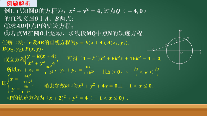 北师大版（2019）高三数学高考二轮专题圆锥曲线之求轨迹方程 课件（共15张PPT）