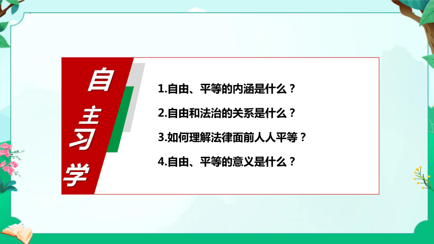 （核心素养目标）7.1 自由平等的真谛 课件（ 29张ppt）