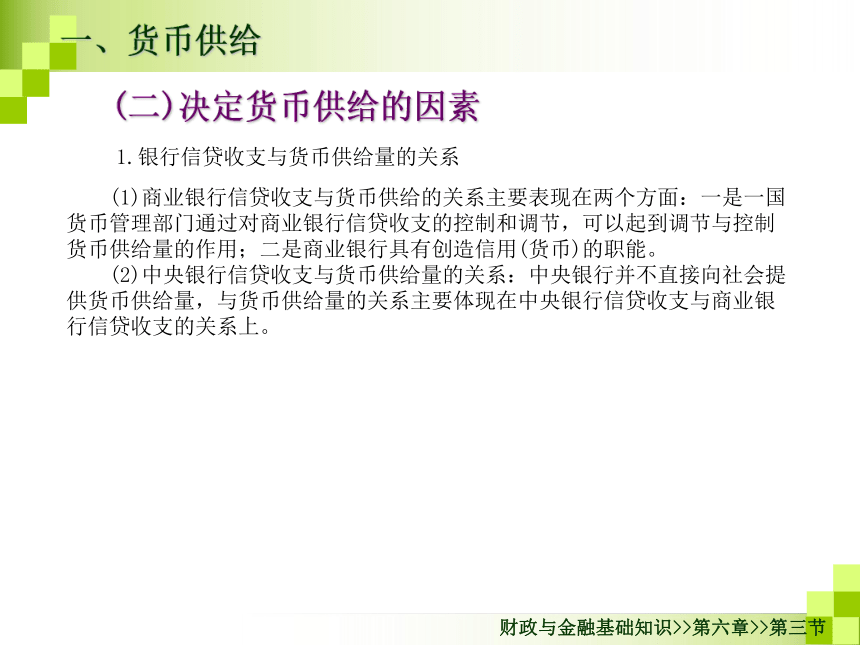 第六章货币和货币流通-2 课件(共33张PPT)- 《财政与金融基础知识（第二版）》同步教学（高教版）