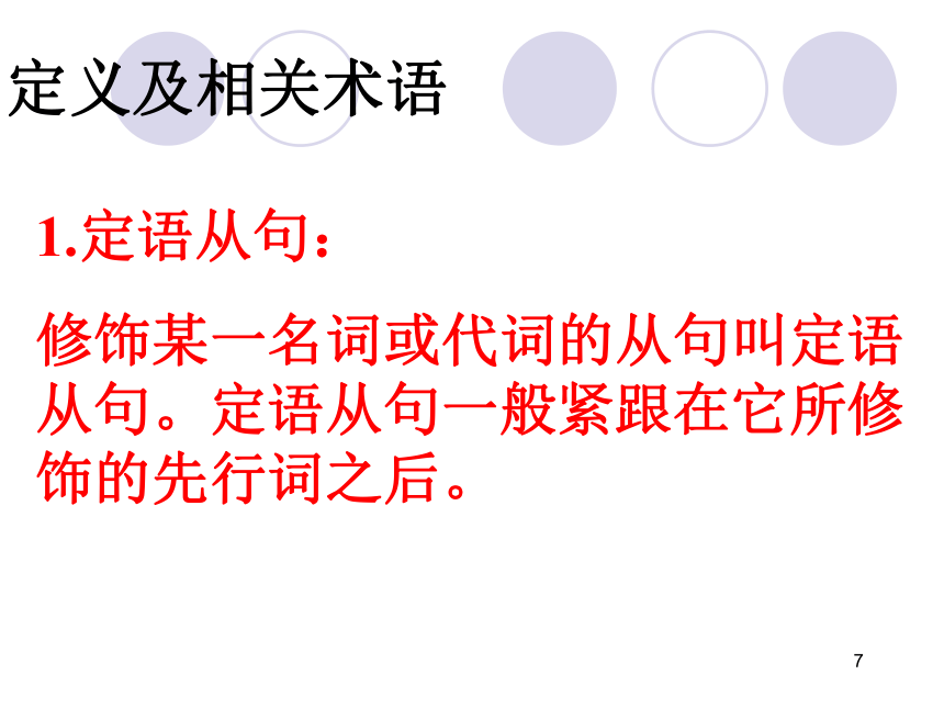 高考英语二轮复习：定语从句 课件（43张PPT）